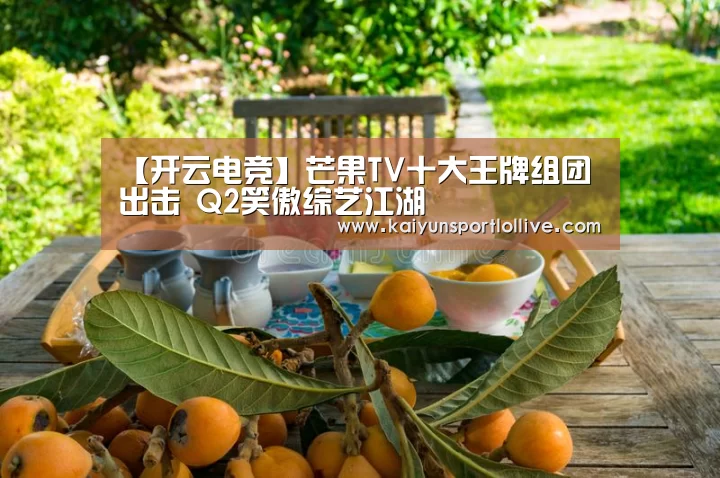 【开云电竞】芒果TV十大王牌组团出击 Q2笑傲综艺江湖